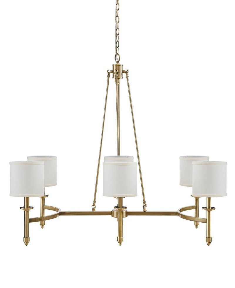 Hampton Hill 39.25" Elegenza 6-light Iron Chandelier
