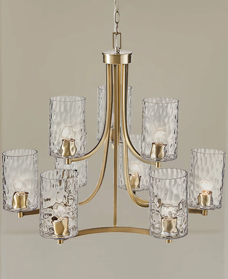 Hampton Hill 31.25" Opulentia 9-light Iron Chandelier
