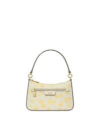 Kate Spade New York Hudson Spring Pansies Small Crossbody Bag
