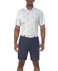 Pga Tour Men's Umbrella Graphic Polo Shirt