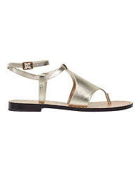 Marc Fisher Ltd Women's Lille Ankle Strap Flat Thong Sandals