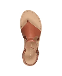 Marc Fisher Ltd Women's Lille Ankle Strap Flat Thong Sandals