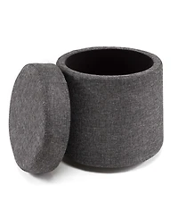 Seville Classics Storage Wobble Ottoman
