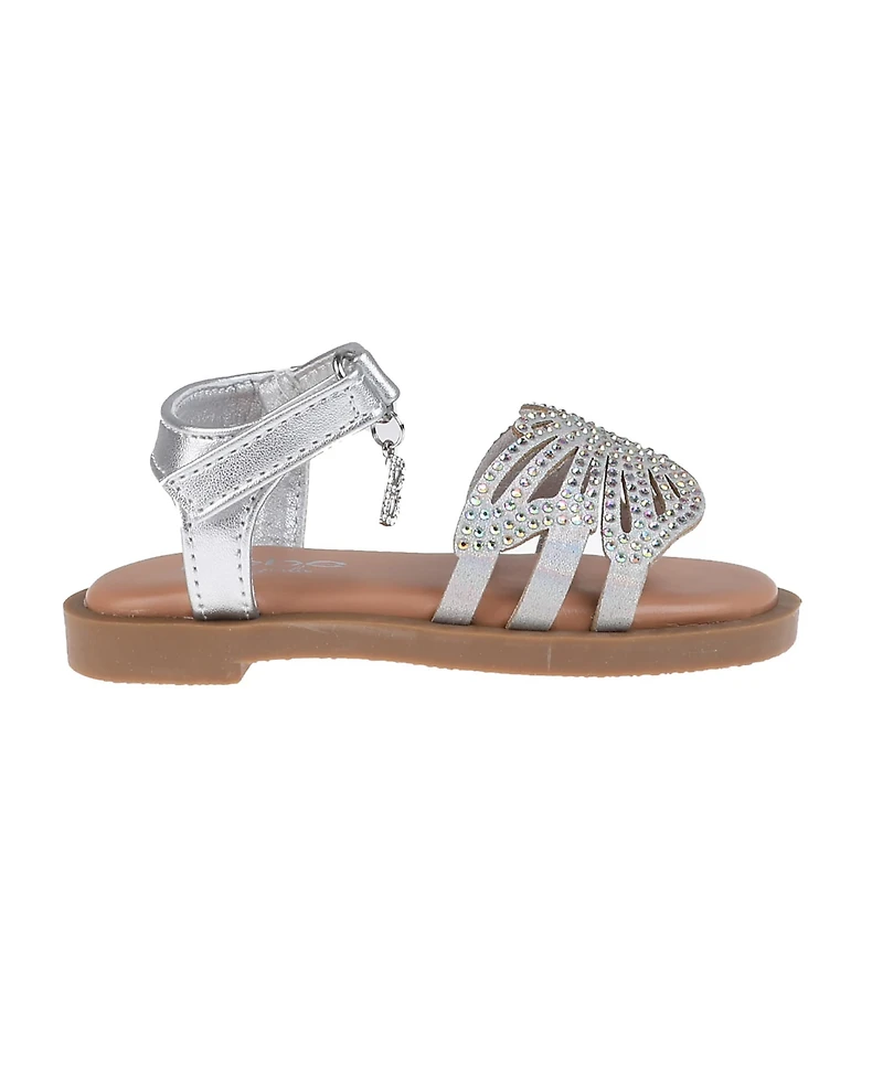 Bebe Toddler Girls Heat Seal Rhinestones Sandals