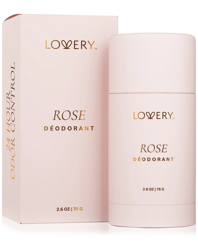 Lovery Rose Deodorant Stick, 2.6 oz.