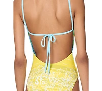 Kate Spade Women's Tie-Back One-Piece Swimsuit