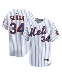Nike Men's Kodai Senga White New York Mets Home Limited Player Jersey