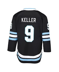 Outerstuff Big Boys and Girls Clayton Keller Black Utah Hockey Club Home Premier Player Jersey