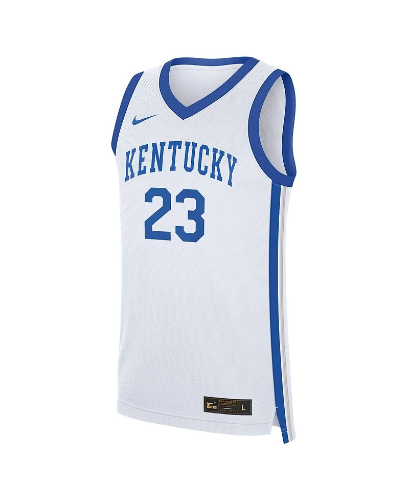 Nike Men's Anthony Davis White Kentucky Wildcats Performance Replica Basketball Jersey