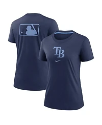 Nike Women's Navy Tampa Bay Rays Authentic Collection Early Work Tri-Blend T-Shirt