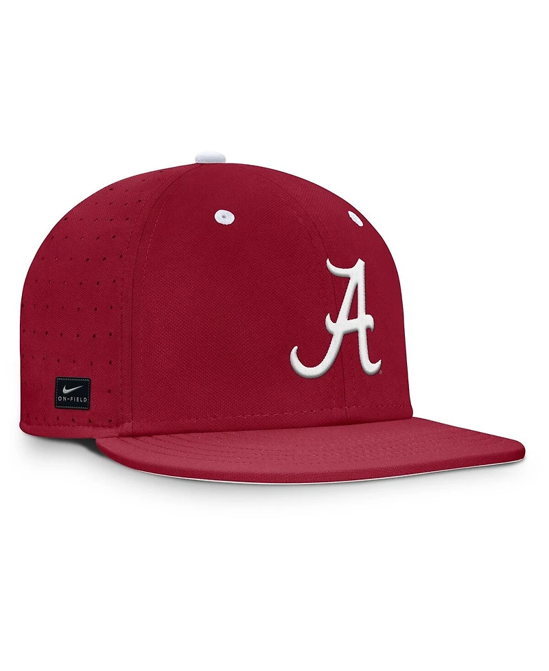 Nike Men's Crimson Alabama Tide On-Field Dugout True Performance Fitted Hat