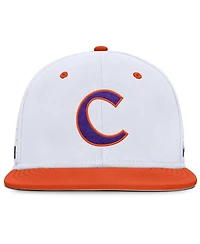Nike Men's White/ Clemson Tigers On-Field Dugout True Performance Fitted Hat