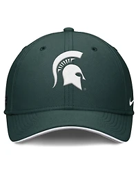 Nike Men's Green Michigan State Spartans 2025 Dugout Coaches Rise Swoosh Performance Flex Hat