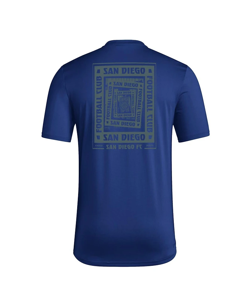 Adidas Men's Navy San Diego Fc Local Wrap T-Shirt