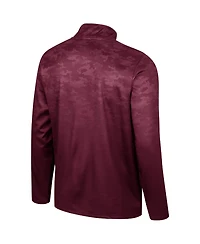 Colosseum Men's Maroon Texas A&M Aggies The Machine Half-Zip Jacket