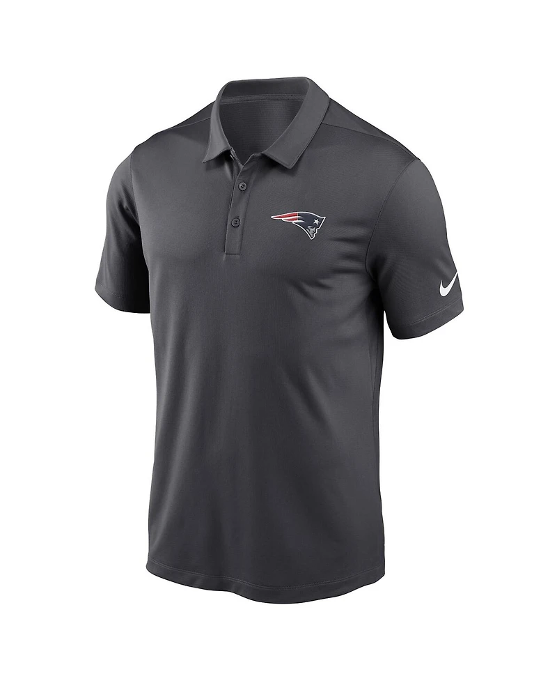 Nike Men's Anthracite New England Patriots Franchise Performance Polo Shirt