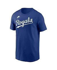 Nike Men's Royal Kansas City Royals Cooperstown Wordmark T-Shirt