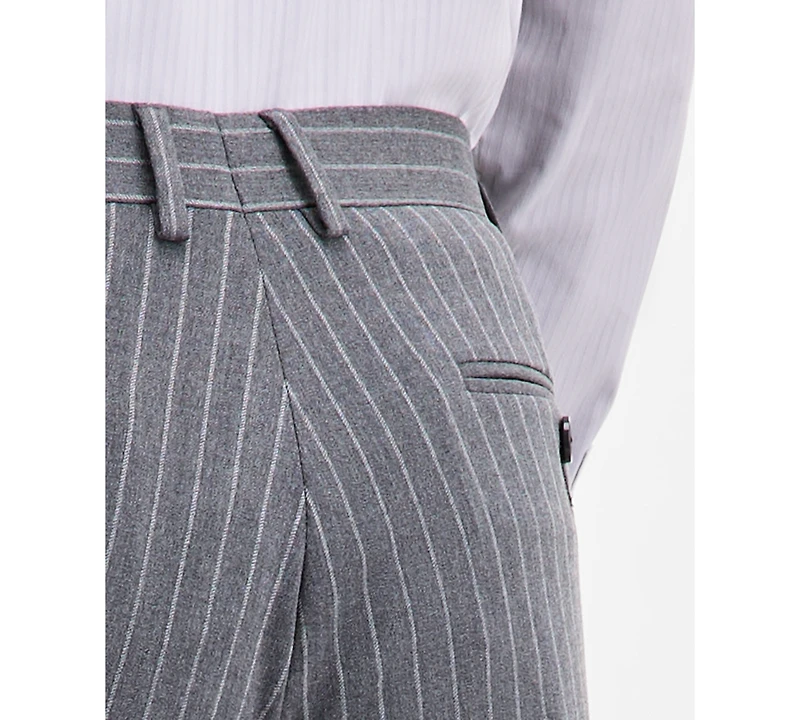 Tayion Collection Men's Classic-Fit Pinstripe Suit Separate Pants