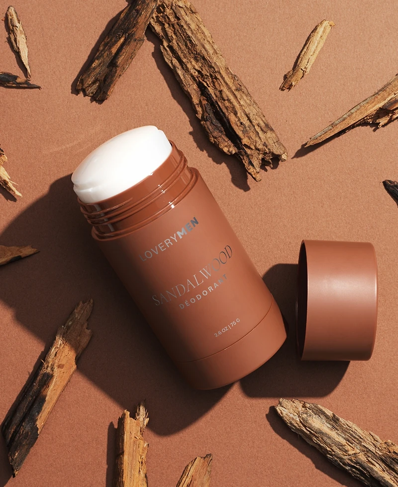 Lovery LoveryMen Sandalwood Deodorant Stick, 2.6 oz.