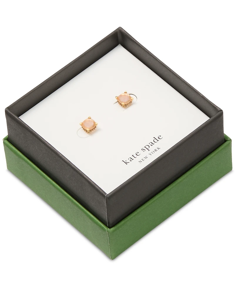 Kate Spade New York Gold-Tone Color Cubic Zirconia Stud Earrings
