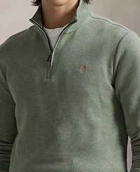 Polo Ralph Lauren Men's Double-Knit Mesh Quarter-Zip Pullover