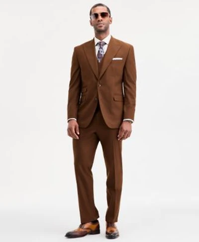 Tayion Collection Mens Classic Fit Solid Suit Separates
