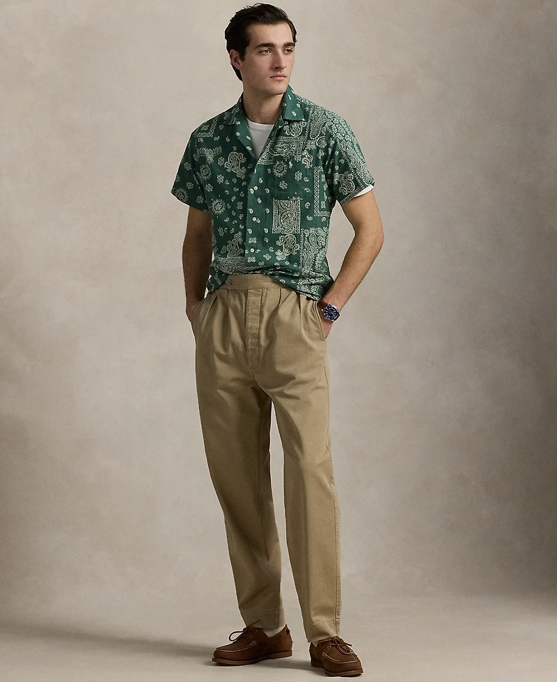 Polo Ralph Lauren Men's Classic-Fit Bandanna-Print Camp Shirt