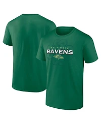 Fanatics Men's Kelly Green Baltimore Ravens Celtic Luck T-Shirt