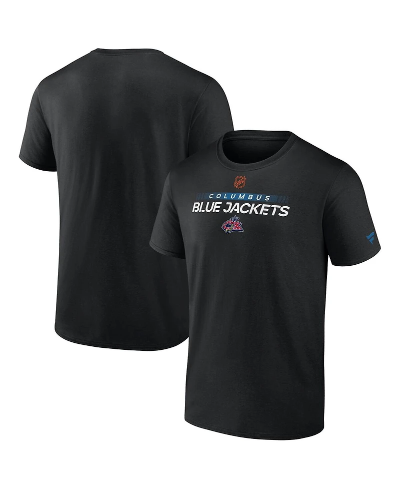 Fanatics Men's Black Columbus Blue Jackets Special Edition 2.0 Authentic Pro T-Shirt