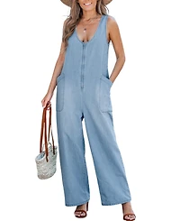 Cupshe Women's Urban Daze Denim Jumpsuit
