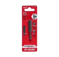 Milwaukee 48-32-4502 Shockwave Impact Duty 1/4" Hex Shank Magnetic 2.36" Bit Tip Holder