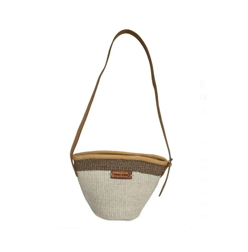 Life Top Handcrafted Sisal Straw Crossbody Bag