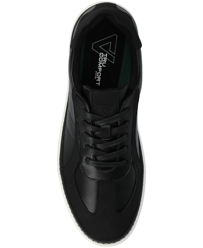 Vance Co. Men's Berlin Comfort Lace Up Low Top Flexible Court Sneakers