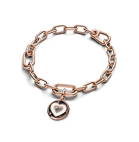 Pandora Rose Gold-Plated Hearts Medallion Charms