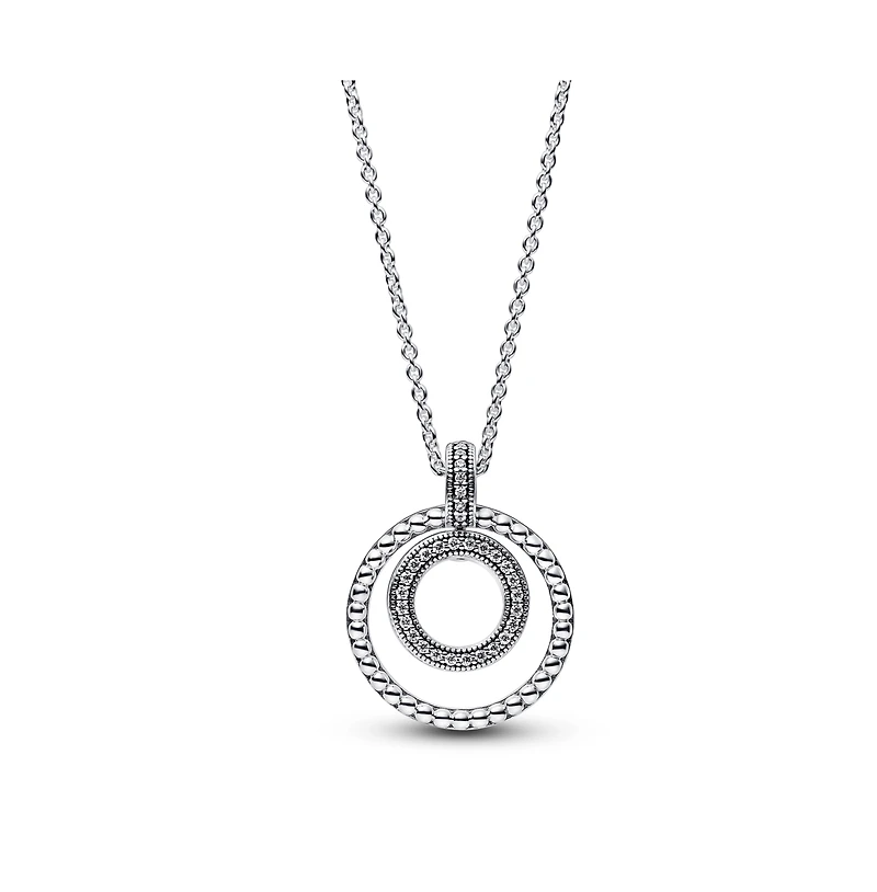 Pandora Sterling Silver Logo Pendant Necklace