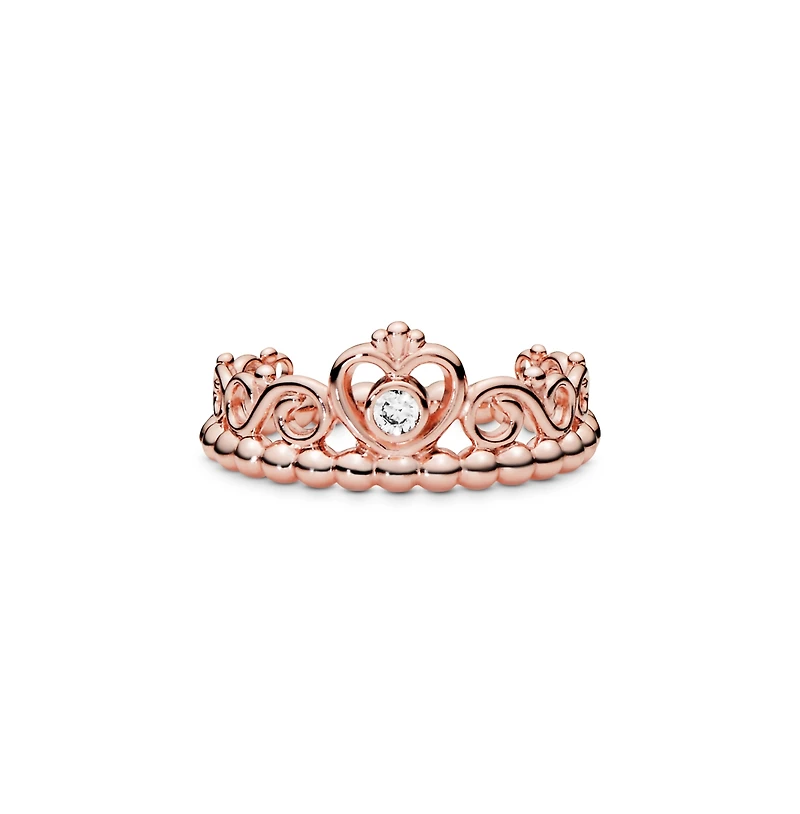 Pandora Gold-Plated Princess Tiara Crown Ring