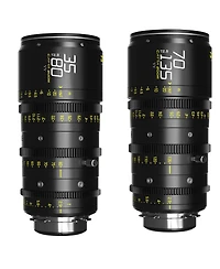 Dzofilm Catta Ace 35-80mm and 70-135mm T2.9 Cine Lens Bundle for Pl Mount and Canon Ef, Black