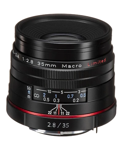 Pentax Smcp-da 35mm f/2.8 Hd Macro Limited Lens, Black