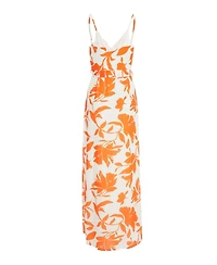 Quiz Women's Crepe Maxi Dress with Slit