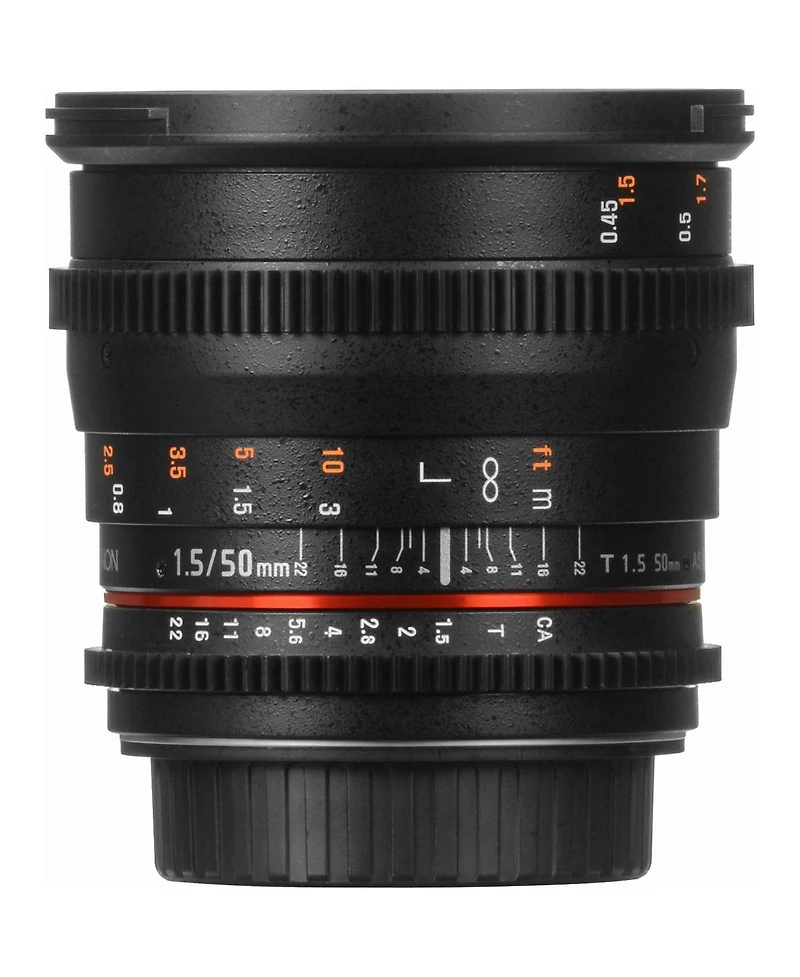 Rokinon 50mm T1.5 Cine Ds Lens for Canon Ef