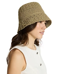 Steve Madden H-Alex Metallic Knit Bucket Hat