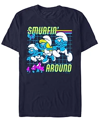Smurfs Men's Smurf Around Short Sleeve T-Shirt