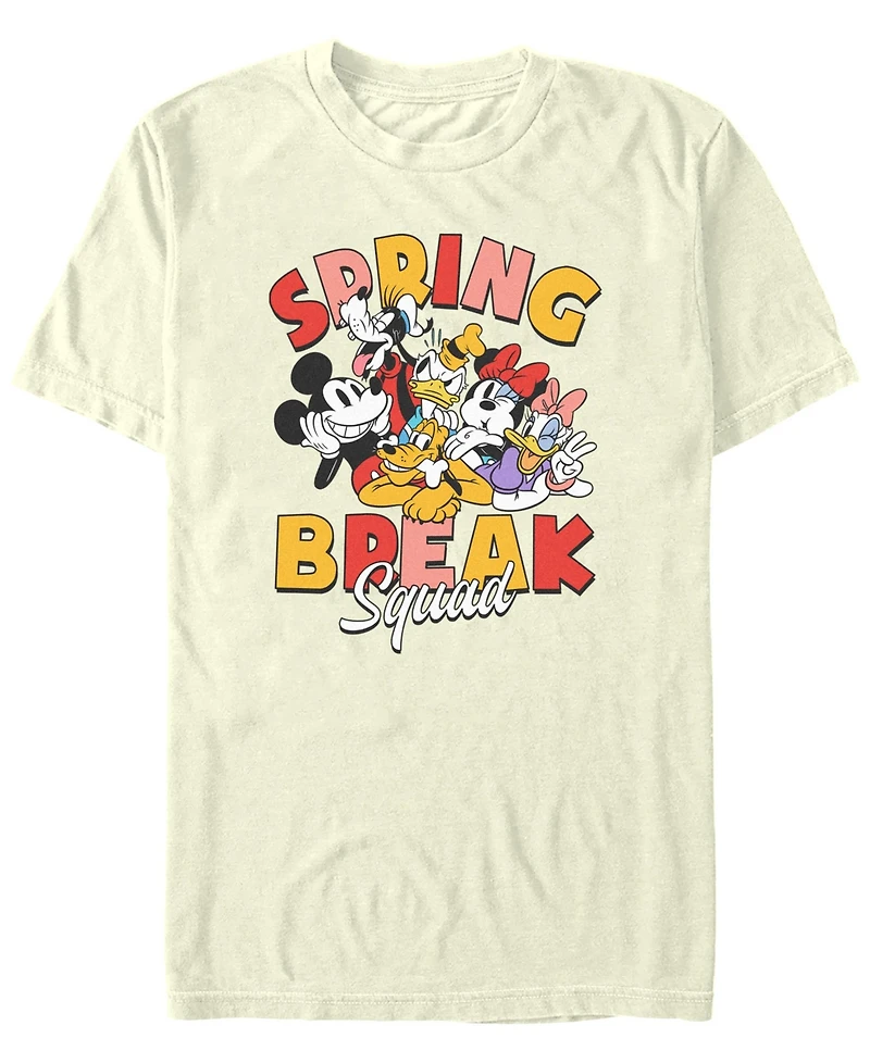 Mickey Classic Men's Spring Break Squad Short Sleeve T-Shirt