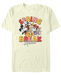 Mickey Classic Men's Spring Break Squad Short Sleeve T-Shirt
