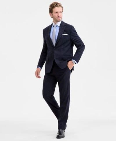 Michael Kors Mens Classic Fit Wool Blend Pinstripe Suit Separates