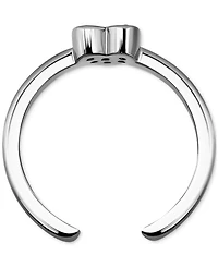 Giani Bernini Cubic Zirconia Heart Adjustable Toe Ring Sterling Silver (also 18k Gold-Plated Silver), Exclusively at Macy's