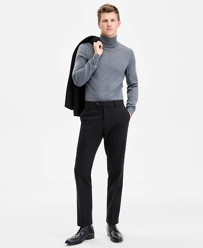 Tommy Hilfiger Men's Modern-Fit Knit Pinstripe Suit Separate Pants