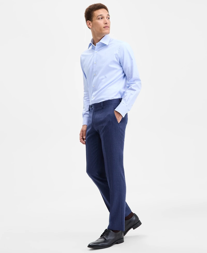 Tommy Hilfiger Men's Modern-Fit Pure Wool Suit Separate Pants