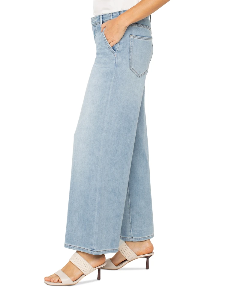 Liverpool Los Angeles Women's Weekender Mid-Rise Wide-Leg Jeans