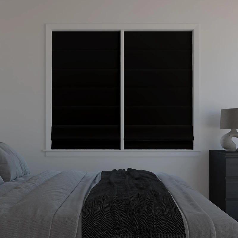 Morin Velvet 100% Blackout Cordless Roman Shade